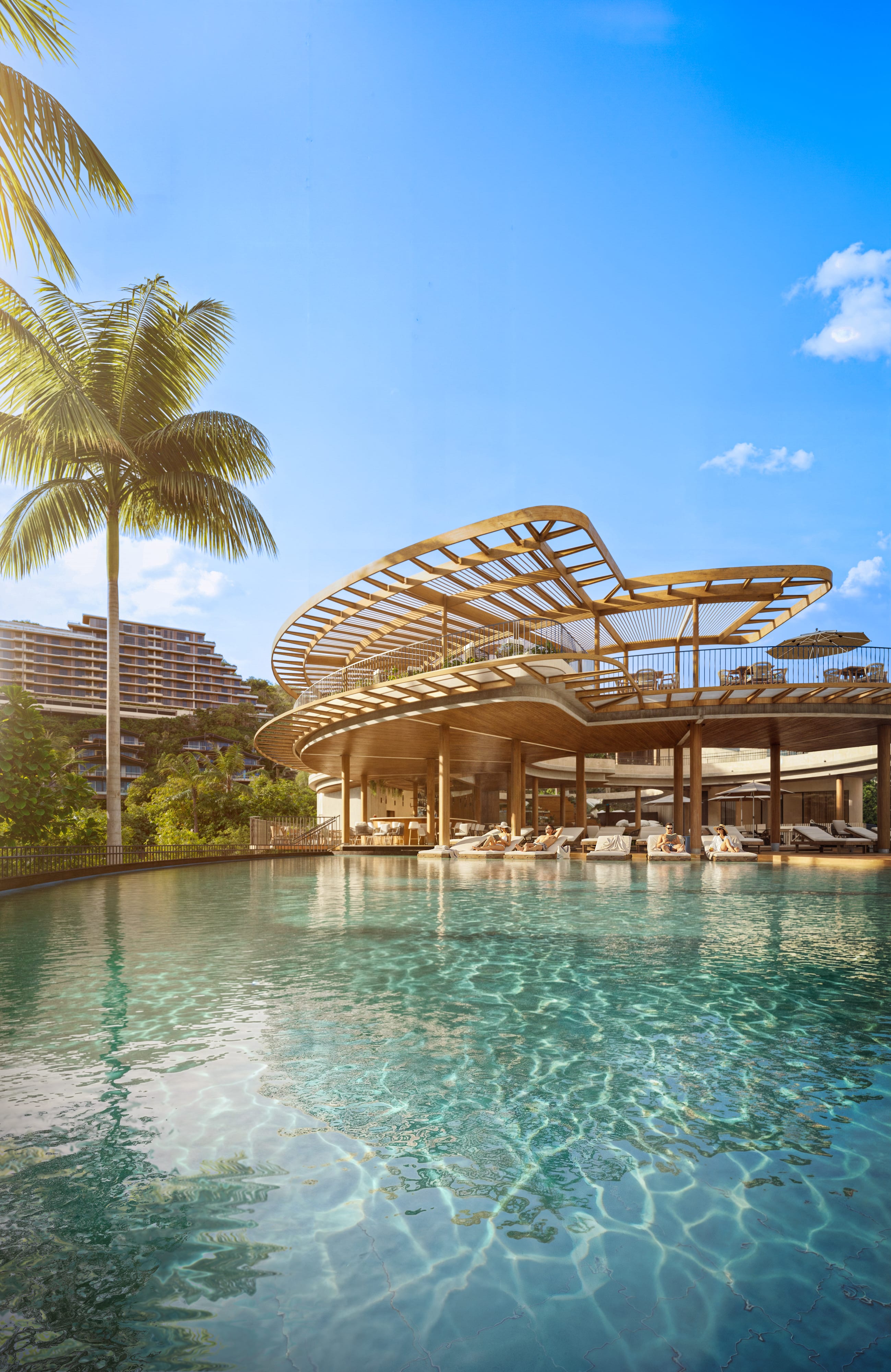 Beach Club Pool, Open View